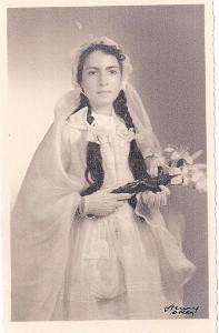 COMMUNIONS ORAN EGLISE SAINT ANDRE 1953 JEANNE MASEGOSA EPOUSE MULIARDO 01